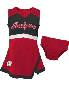 Wisconsin Badgers Outerstuff Red Toddler Cheer Captain Set