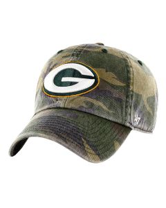 Green Bay Packers '47 Brand Camo Clean Up Adjustable Cap