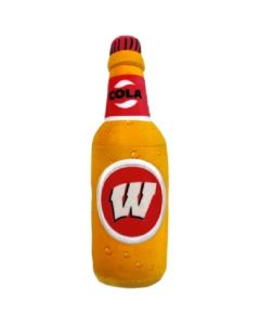 Wisconsin Badgers Pets First Bottle Shaped Squeak Toy