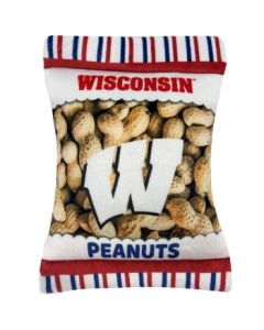 Wisconsin Badgers Pets First Peanut Bag Squeak Toy