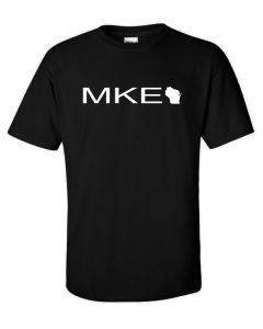Milwaukee Black MKE State Short Sleeve T-Shirt