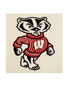 Wisconsin Badgers 4" Bucky Decal