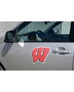 Wisconsin Badgers Motion W Car Magnet