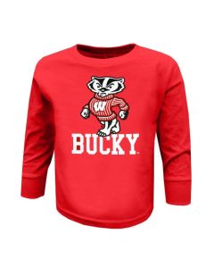 Wisconsin Badgers Youth Bucky Long Sleeve T-Shirt