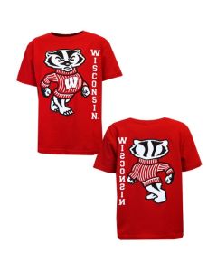 Wisconsin Badgers Toddler Bucky Front Back T