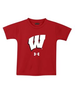 Wisconsin Badgers Under Armour Red Toddler Motion W Tech T-Shirt
