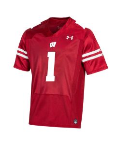 Wisconsin Badgers Under Armour Red 2019 Replica #1 Jersey