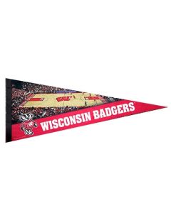 Wisconsin Badgers Basketball Premium 12x30 Felt Pennant