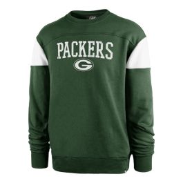 47 Brand Men's Green Green Bay Packers Box Out Headline Pullover Hoodie