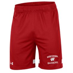 Wisconsin Badgers Under Armour Red Tech Mesh Gameday Short