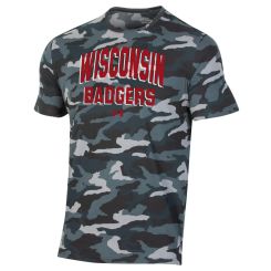 Wisconsin Badgers Under Armour Shadow Arch Camo T-Shirt